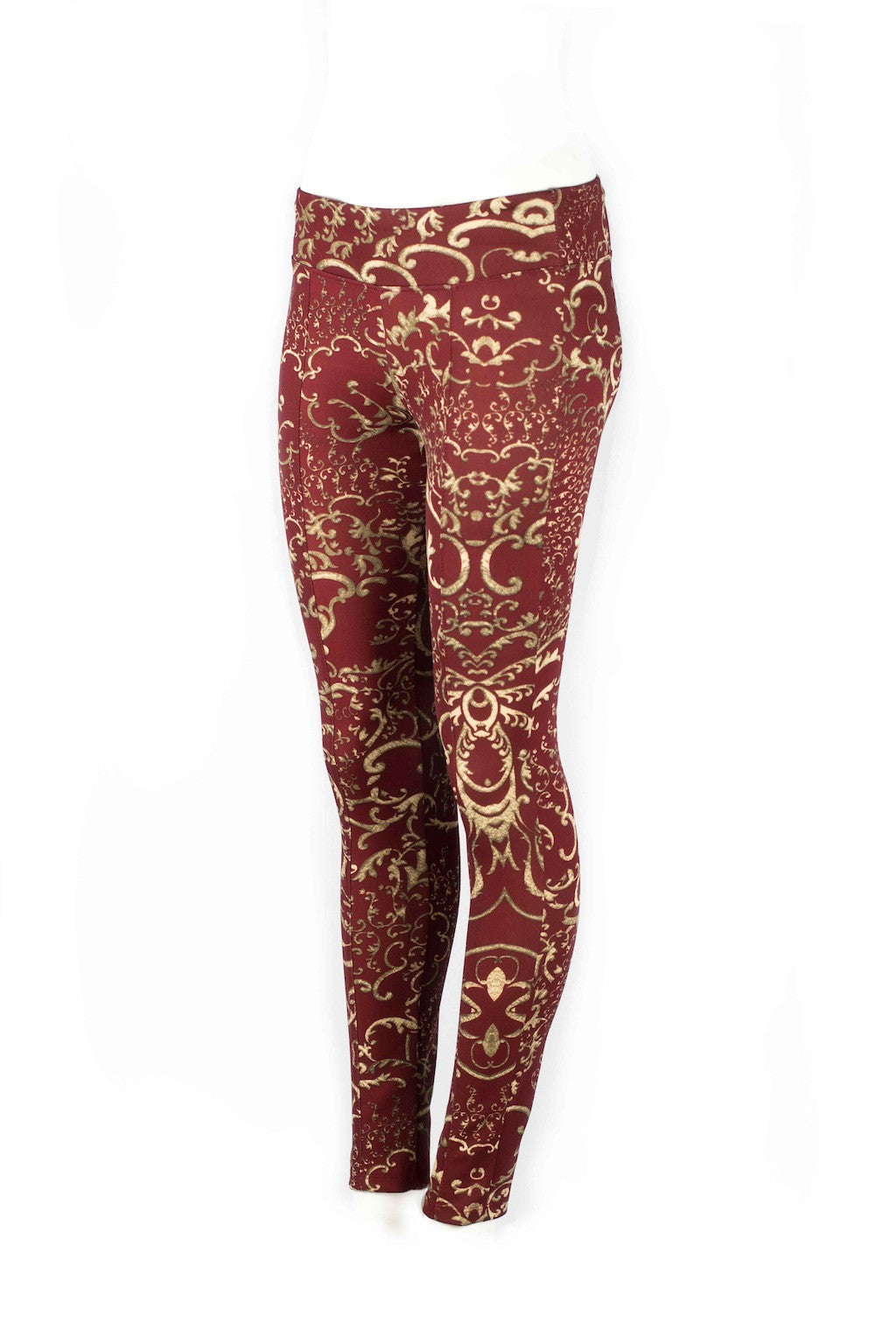 Mackenzie Golden Arabesque Fitted Scuba Pants - ANA MARIA KIM
 - 7