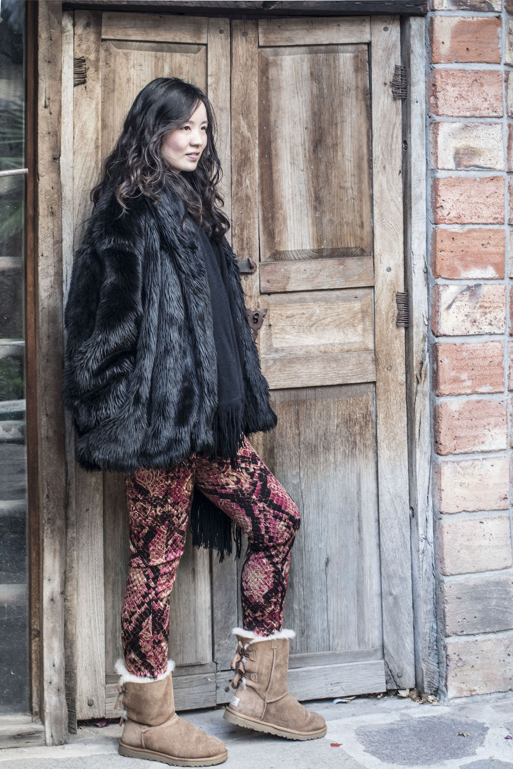 Alexa Golden Serpent Fitted Scuba Pants - ANA MARIA KIM
- 3