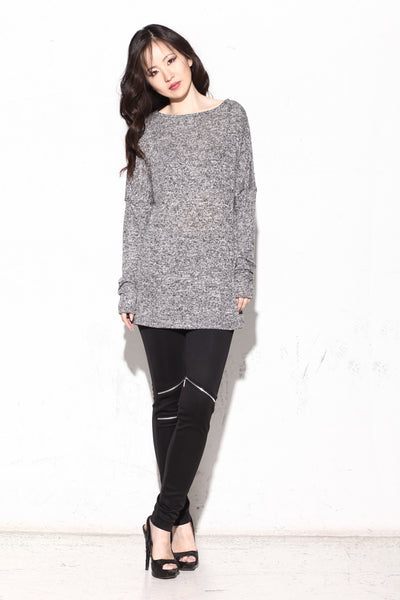 Rebekah Triple Zippers Scuba Pants