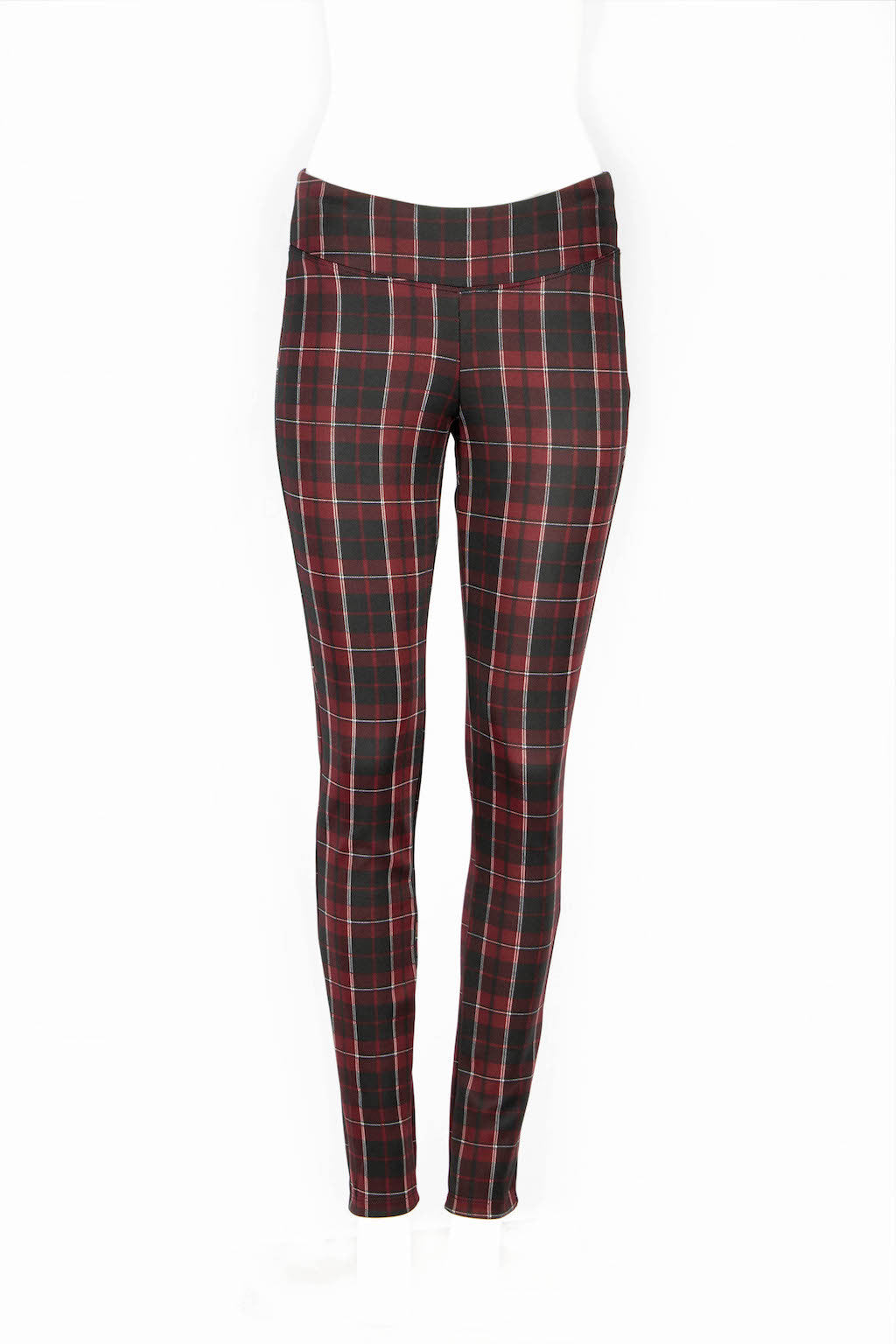 Camila Plaid Scuba Pants - ANA MARIA KIM
 - 1