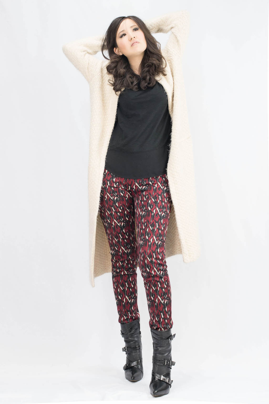 Erin Diamond Abstract Scuba Pants - ANA MARIA KIM
 - 2