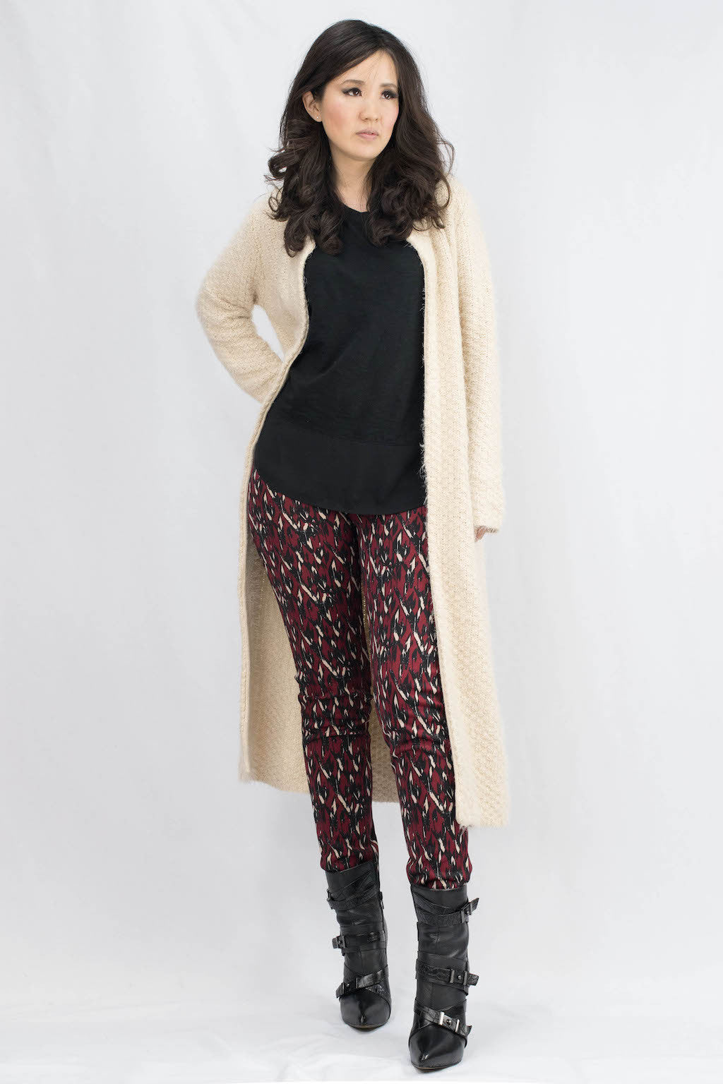 Erin Diamond Abstract Scuba Pants - ANA MARIA KIM
 - 4