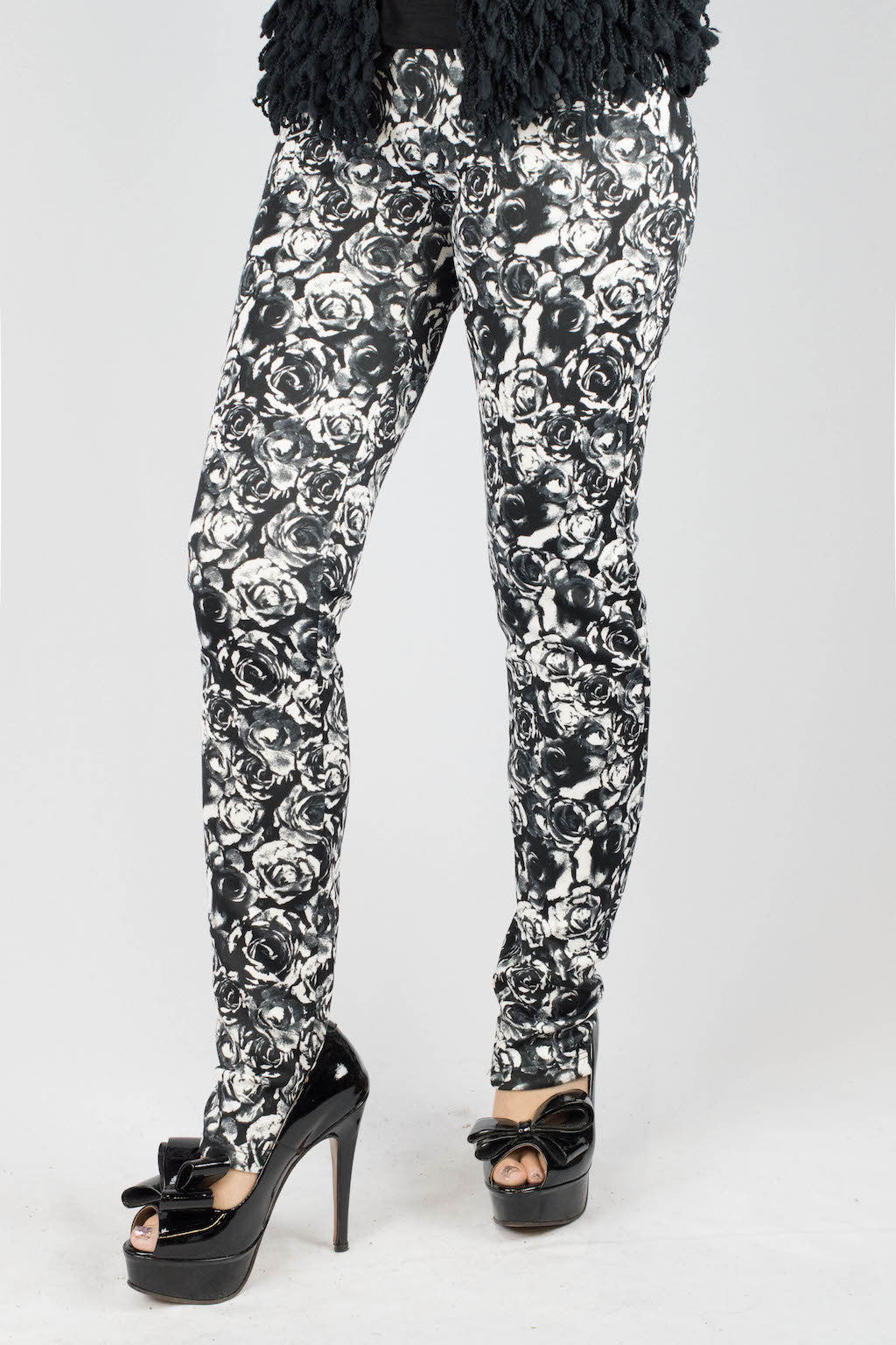 Isabella Floral Fitted Scuba Pants - ANA MARIA KIM
 - 4