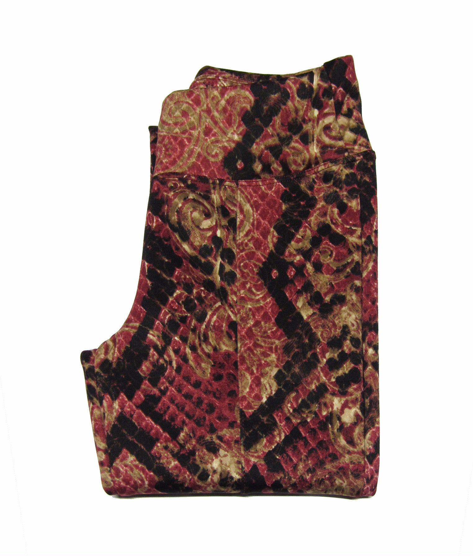 Alexa Golden Serpent Fitted Scuba Pants - ANA MARIA KIM
- 6
