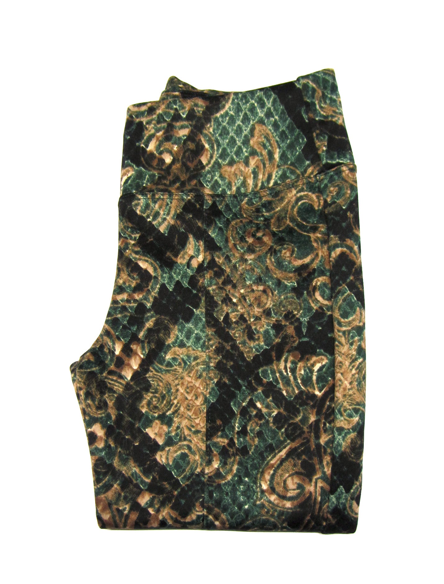 Alexa Golden Serpent Fitted Scuba Pants - ANA MARIA KIM
- 3