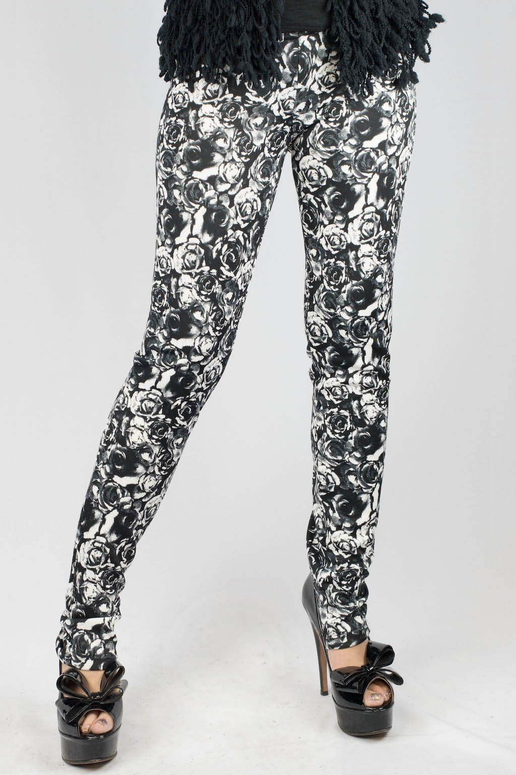 Isabella Floral Fitted Scuba Pants - ANA MARIA KIM
 - 1
