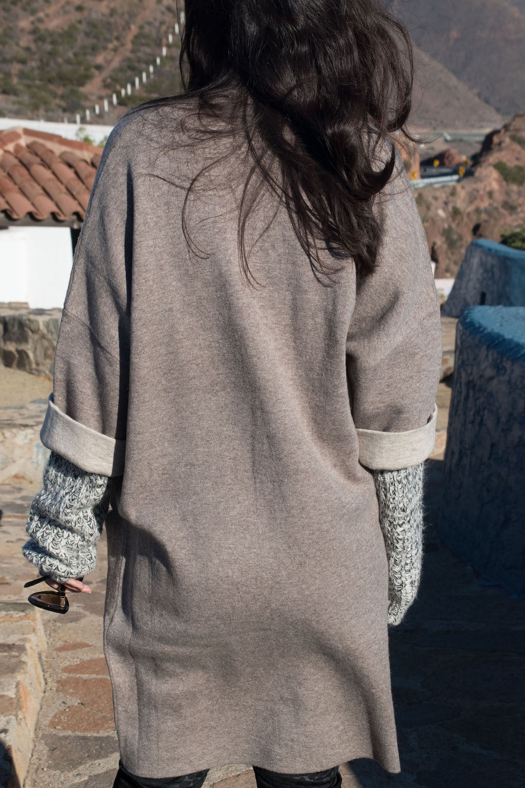 Layla Beige Cardigan - ANA MARIA KIM
 - 3