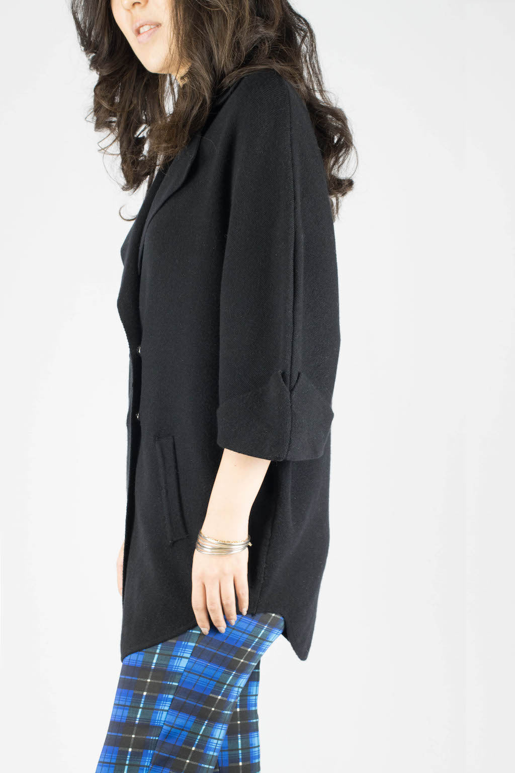 Zoe Plaid Scuba Pants - ANA MARIA KIM
 - 3
