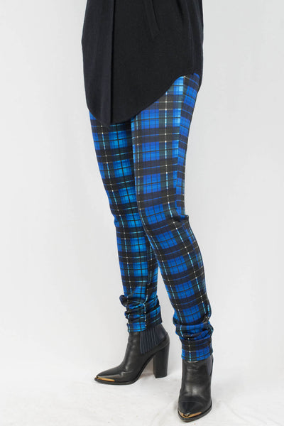 Zoe Plaid Scuba Pants - ANA MARIA KIM
 - 1