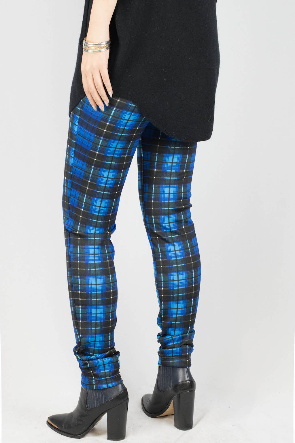 Zoe Plaid Scuba Pants - ANA MARIA KIM
 - 2